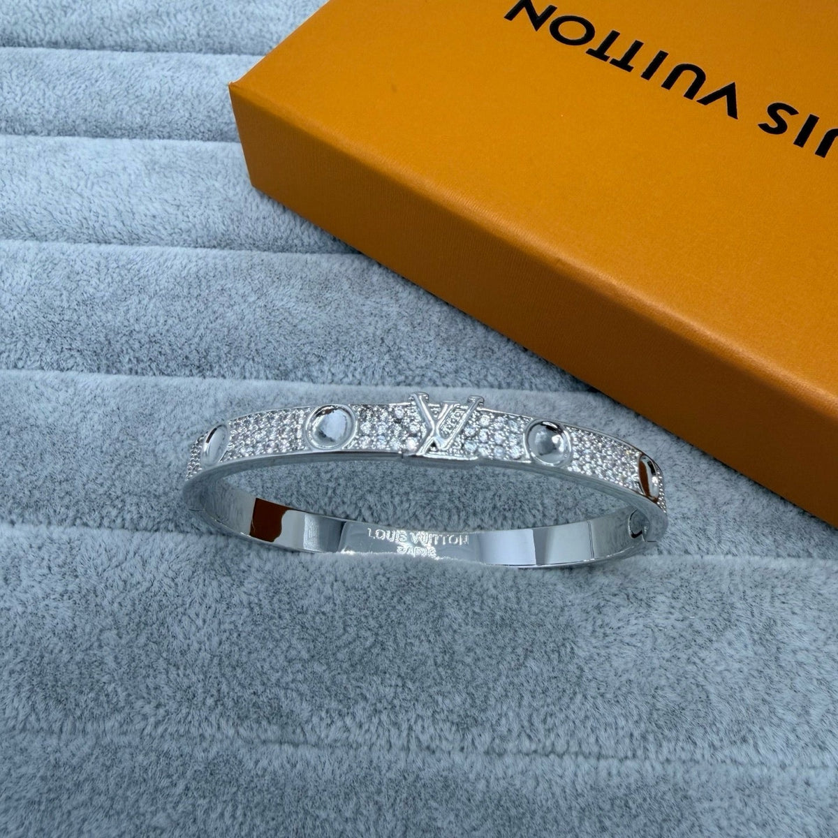 [Renovia Jewelry]PAVE DIAMOND BANGLE