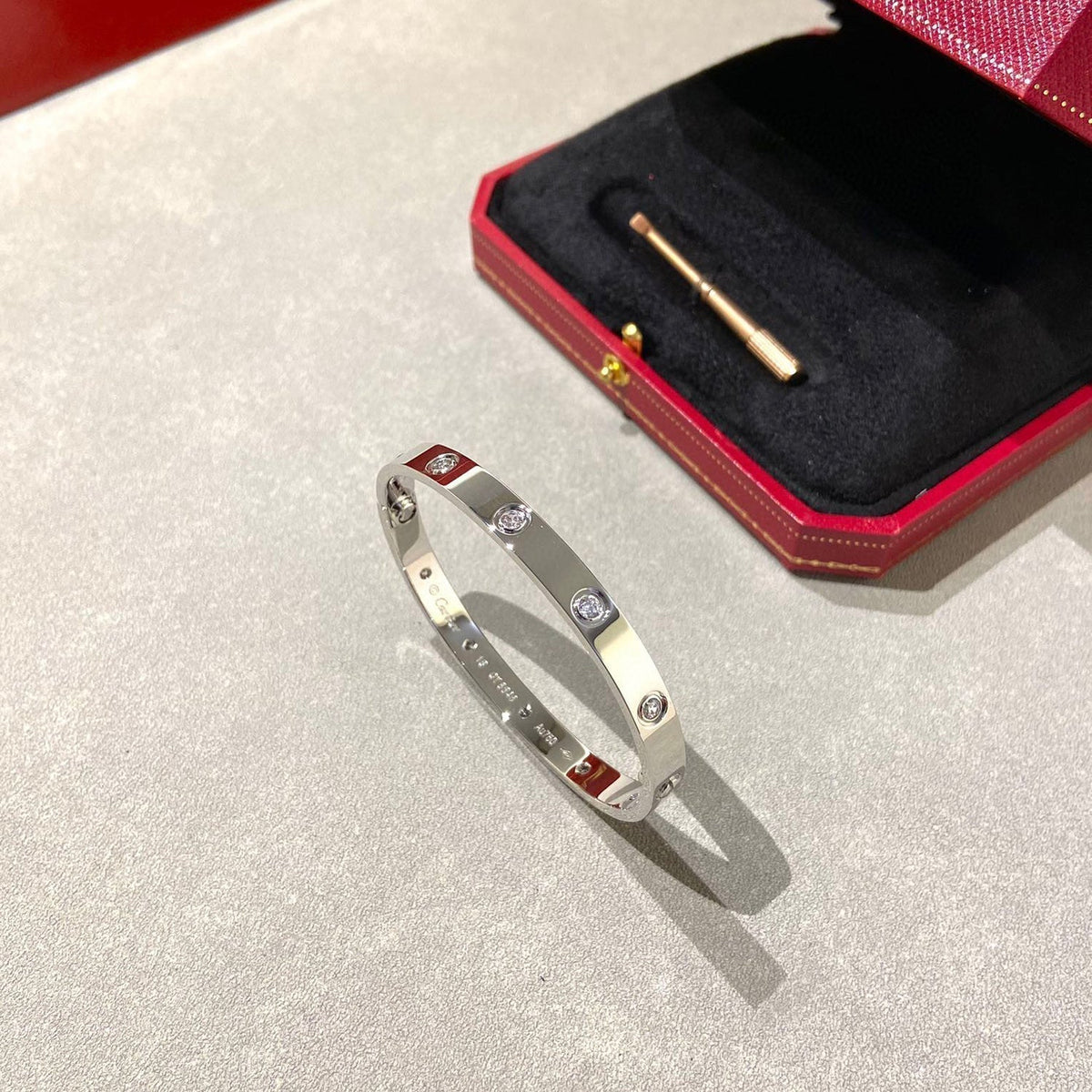 [Renovia Jewelry]LOVE BRACELET 6.1MM 10 DIAMONDS