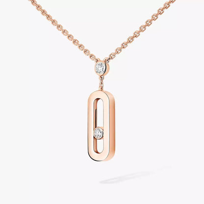 [Renovia Jewelry] Move Uno Gold Diamond Long Necklace